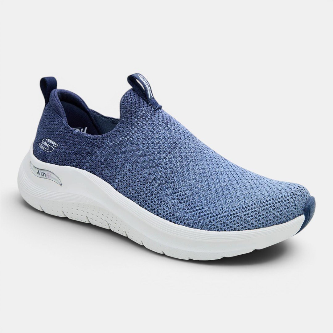 Tênis Skechers Arch Fit 2.0 Feminino Marinho Azul 2
