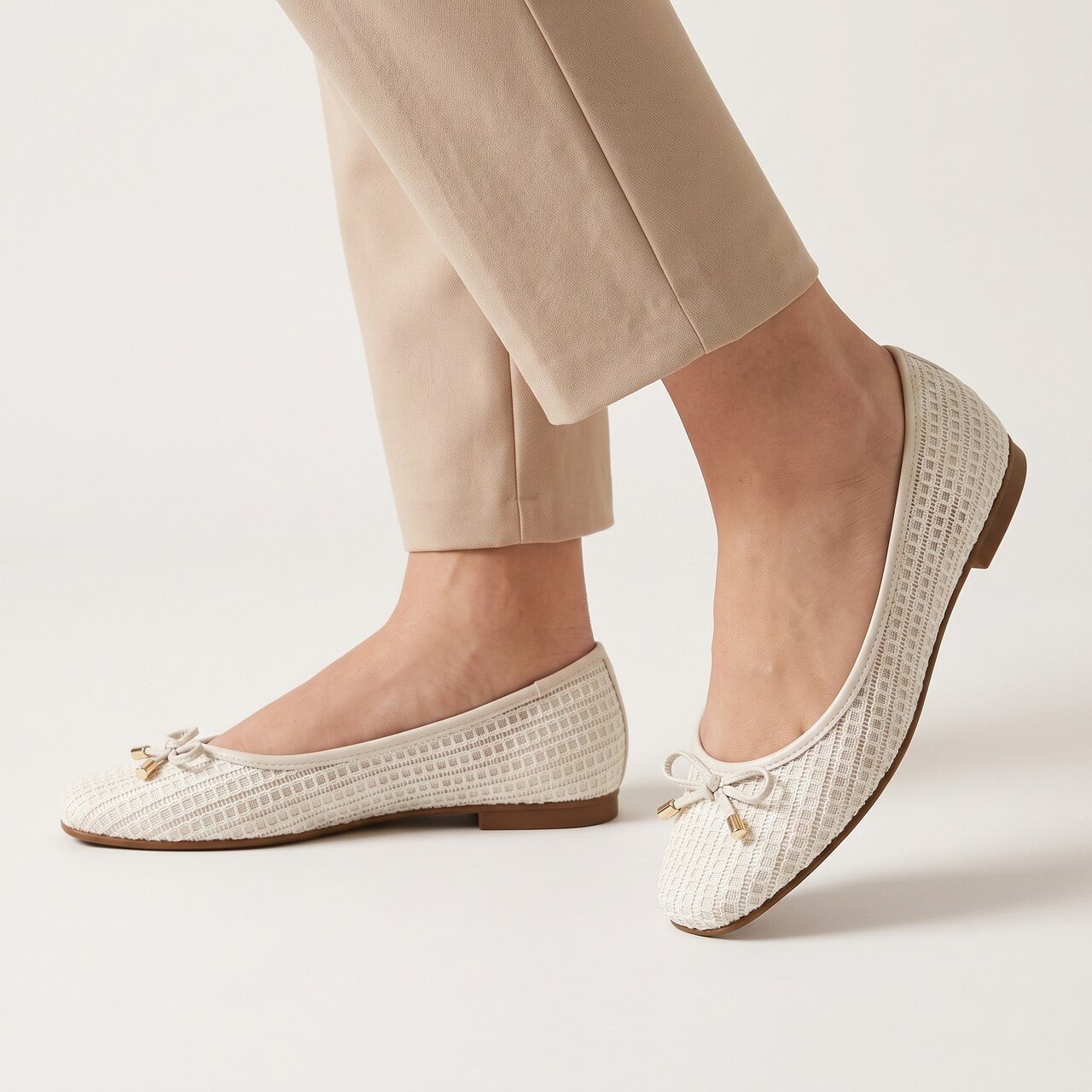 Sapatilha Feminina Moleca Off White Branco 2