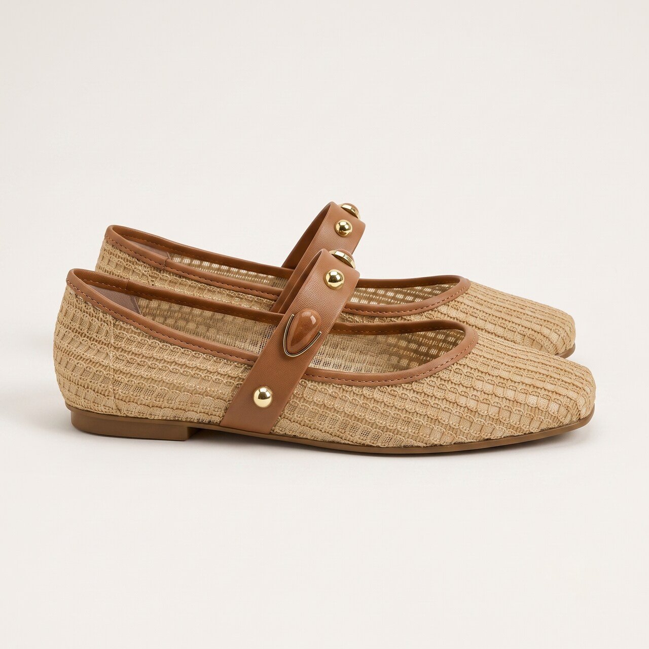 Sapatilha Feminina Moleca Natural Bege 3