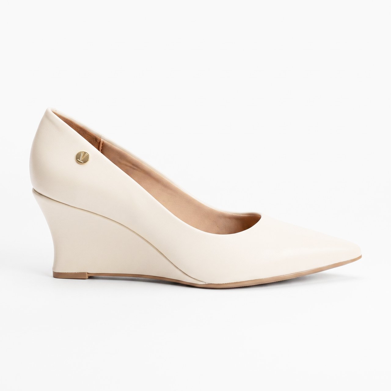 Scarpin Vizzano Anabela Off White