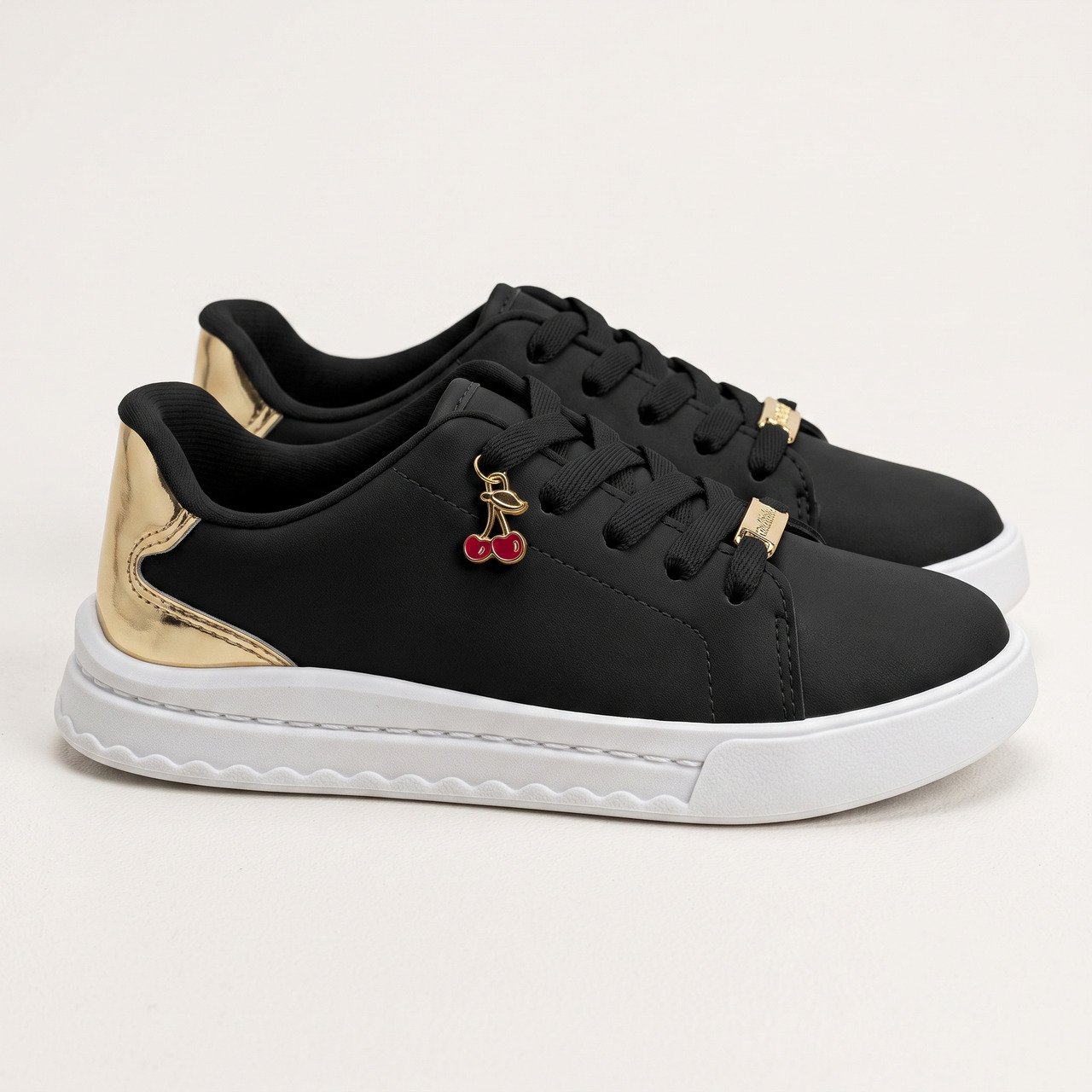 Tênis Molekinha Feminino Infantil Preto Preto 3