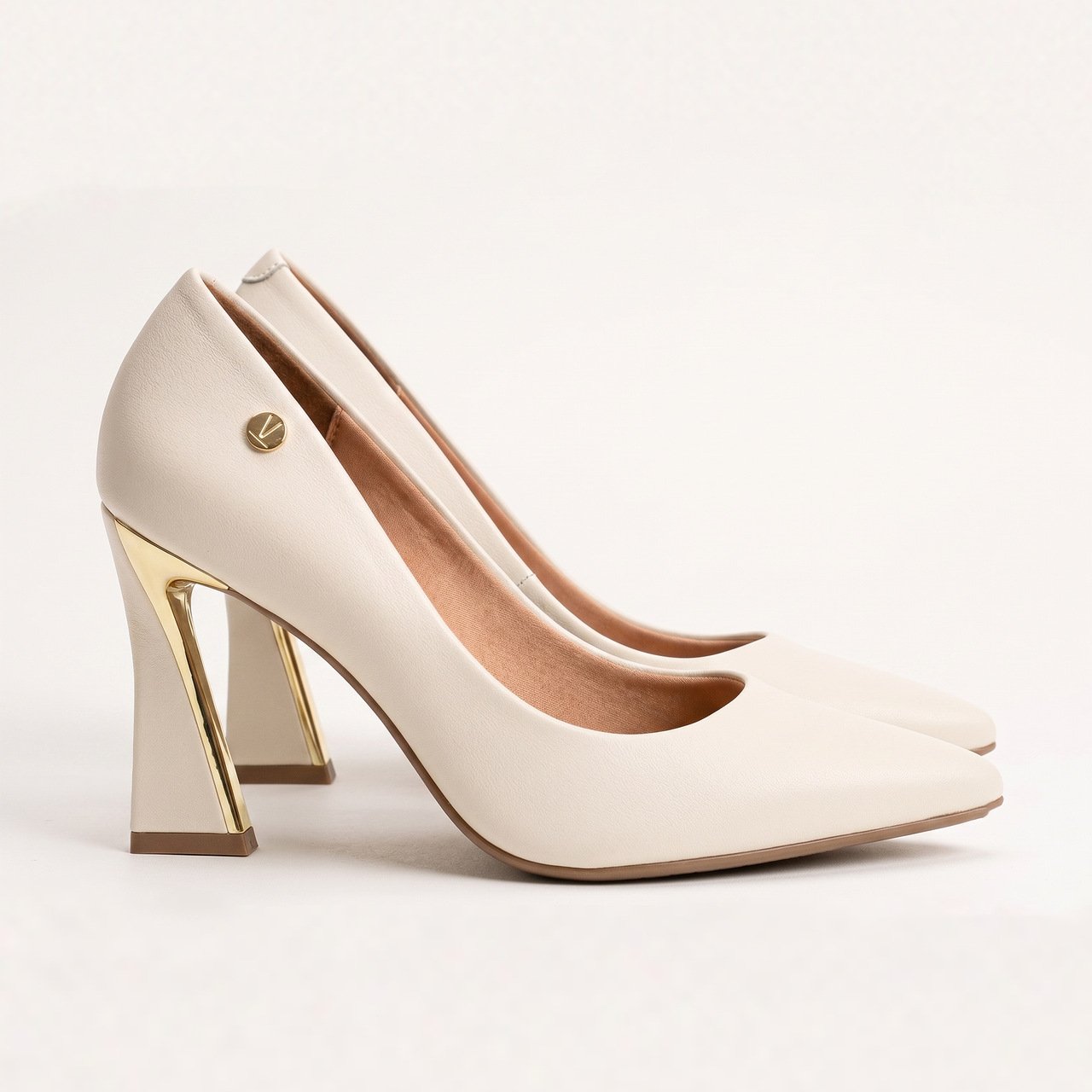 Scarpin Feminino Vizzano Off White Branco 3
