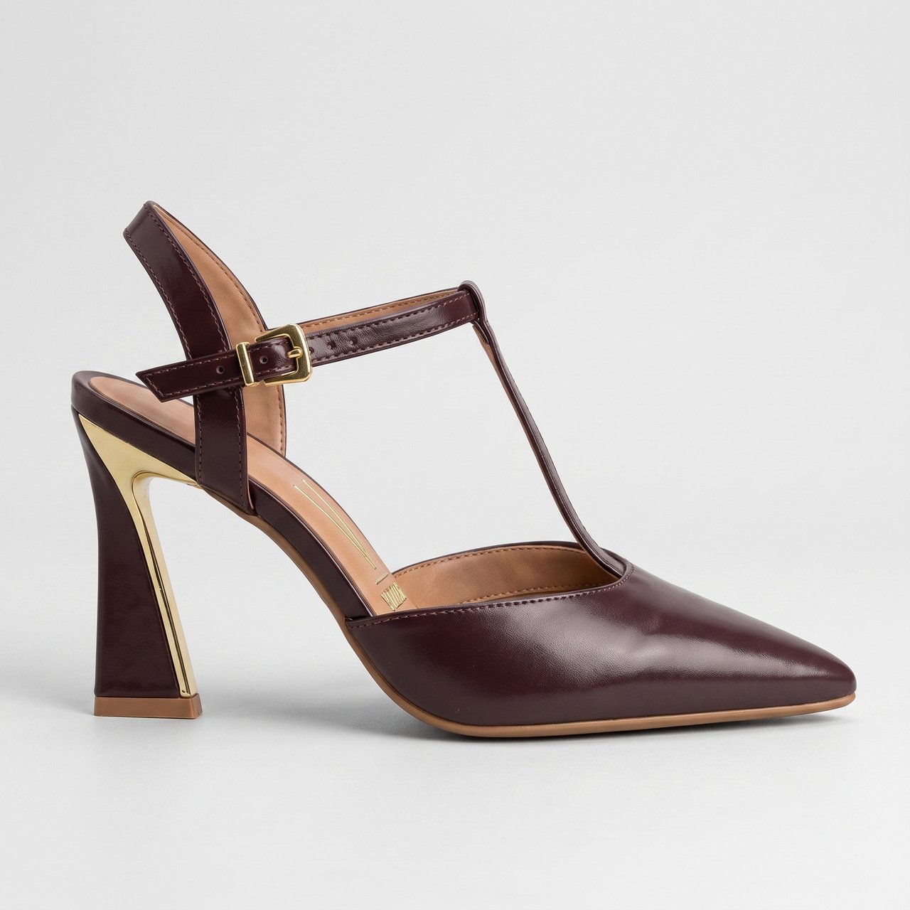 Scarpin Slingback Vizzano Marrom