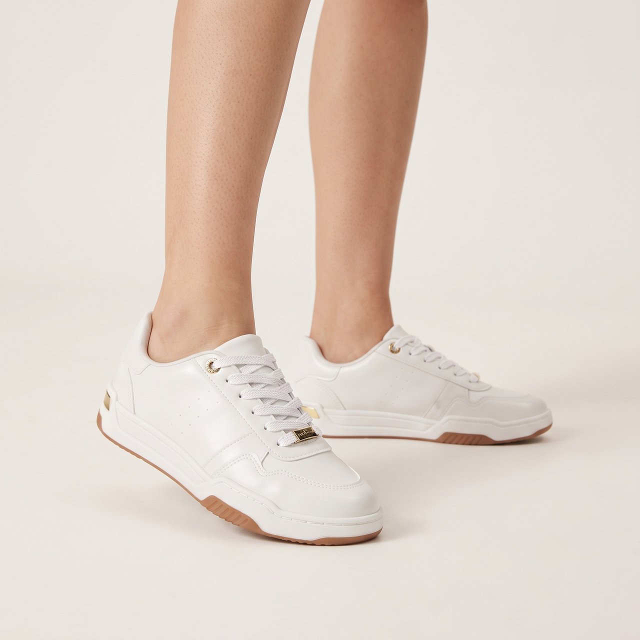 Tênis Moleca Casual Feminino Branco Branco 2
