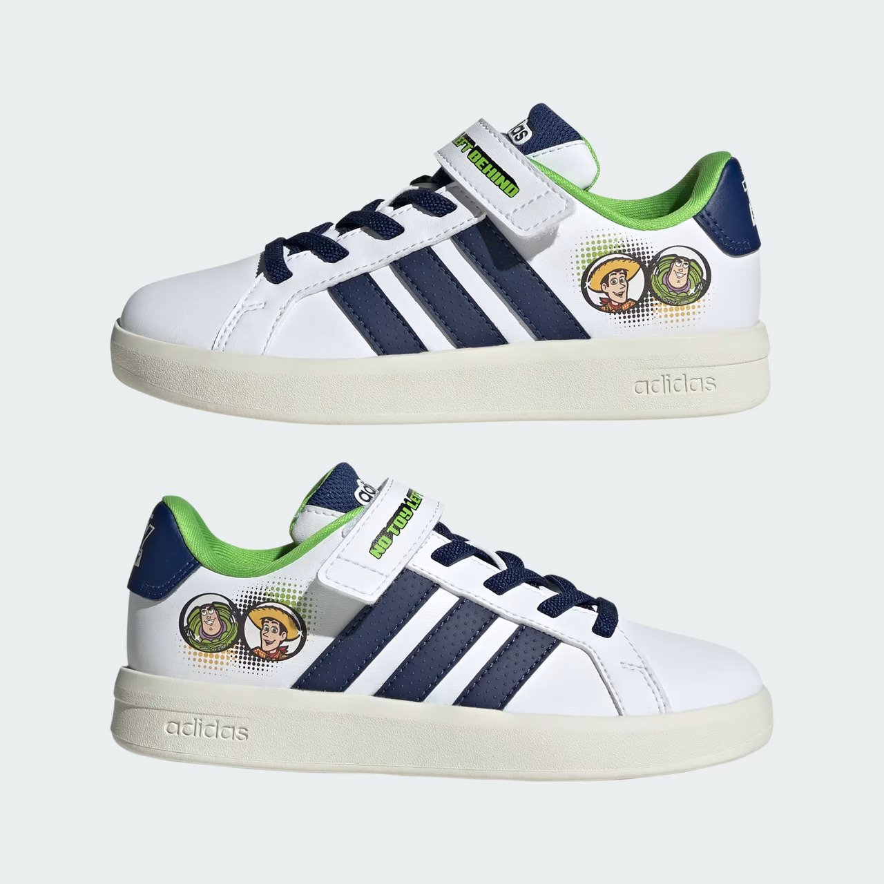 Tênis Adidas Pixar Toy Story Grand Court Infantil Branco 8