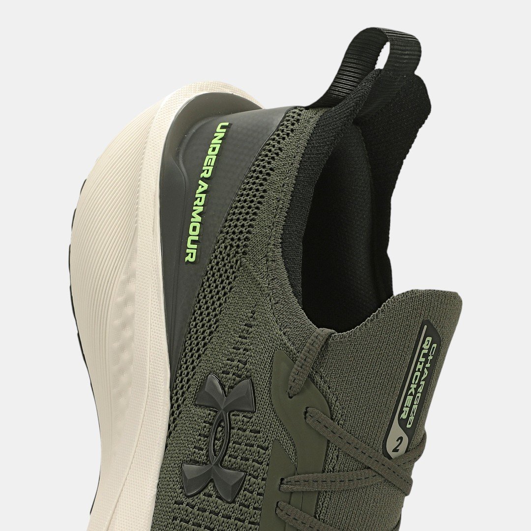 Tênis de Corrida Under Armour Charged Quicker 2 Verde Verde 8