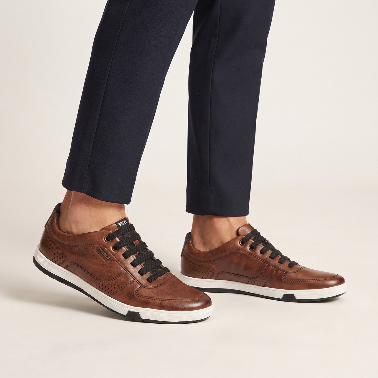 Tênis Casual PGD Masculino Marrom Marrom 2