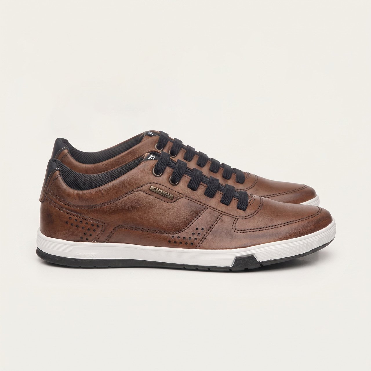 Tênis Casual PGD Masculino Marrom Marrom 3