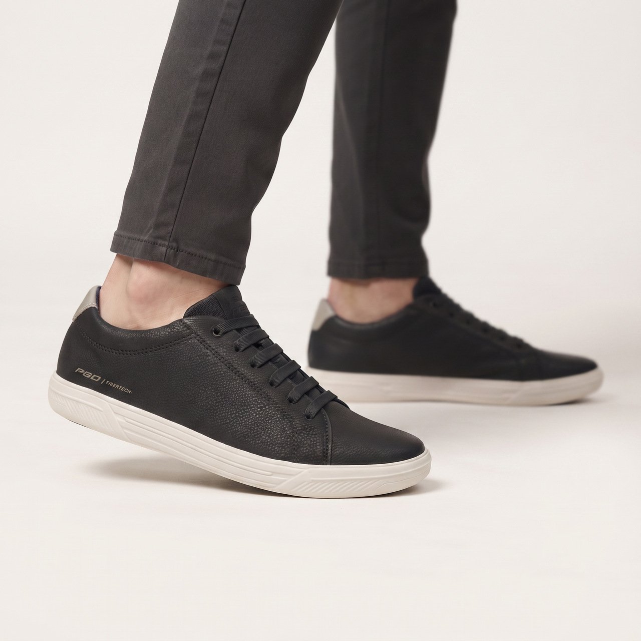 Sapatênis Casual PGD Masculino Preto Preto 2