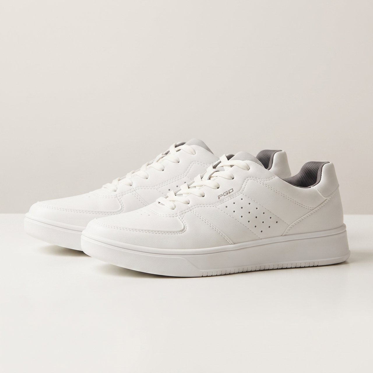 Tênis Casual PGD Masculino Branco Branco 3