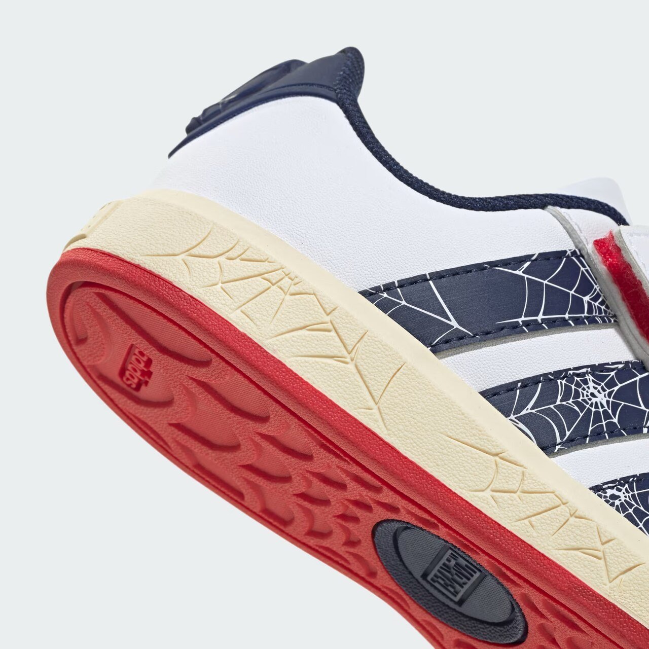 Tênis Adidas Marvel Spider-Man Grand Court Infantil Branco Branco 7