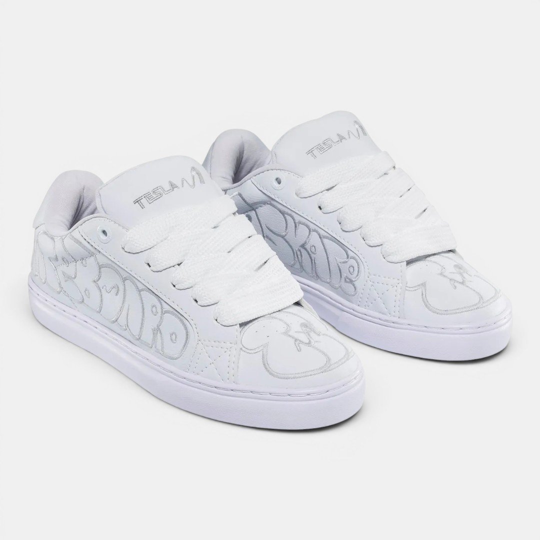 Tênis Tesla Hertz White Art Branco 2