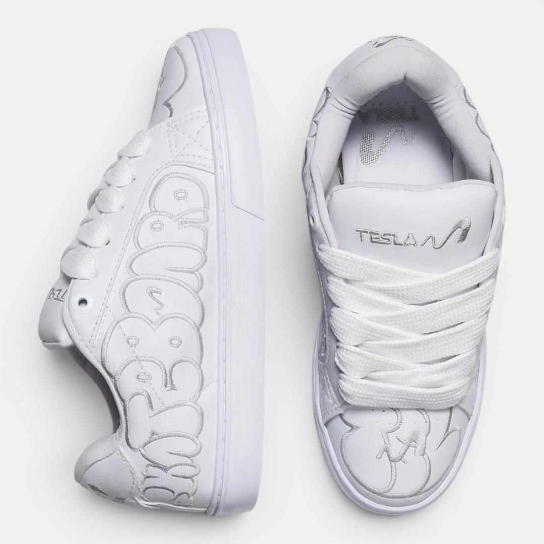 Tênis Tesla Hertz White Art Branco 5