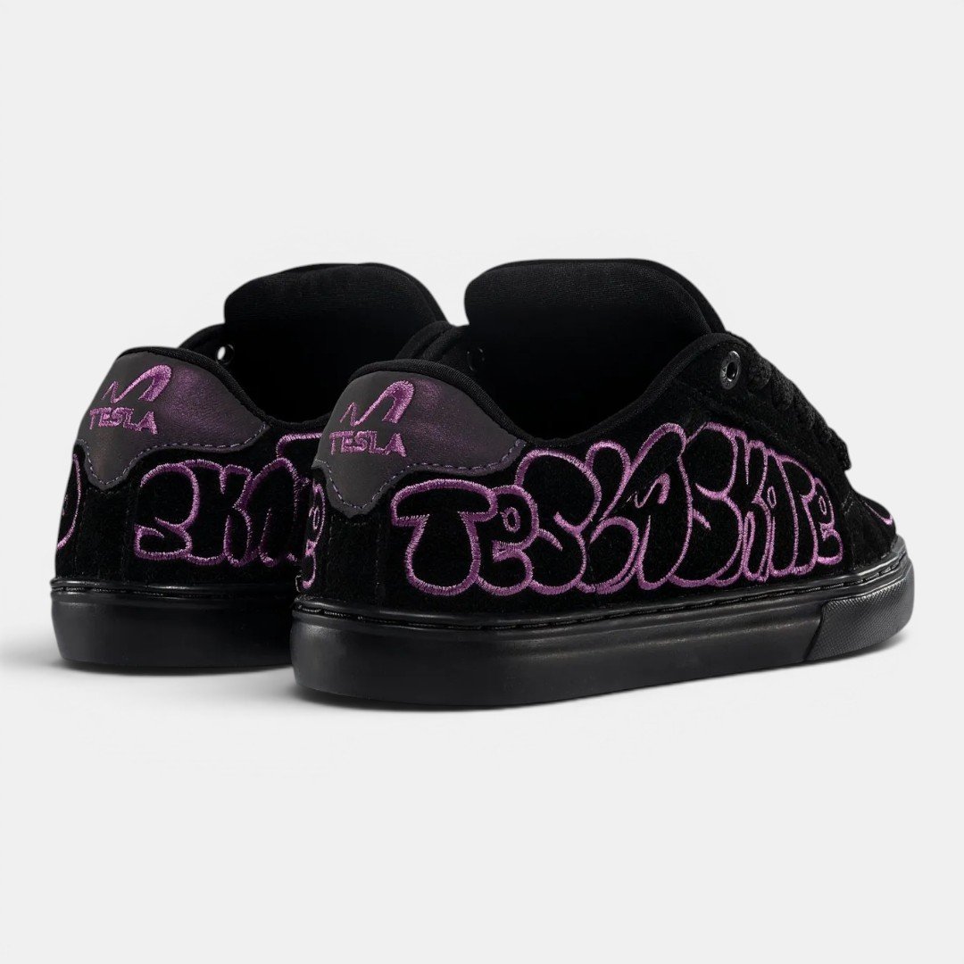 Tênis Tesla Hertz Black Purple Preto 4