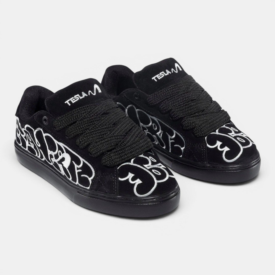 Tênis Tesla Hertz Black Art Preto 2