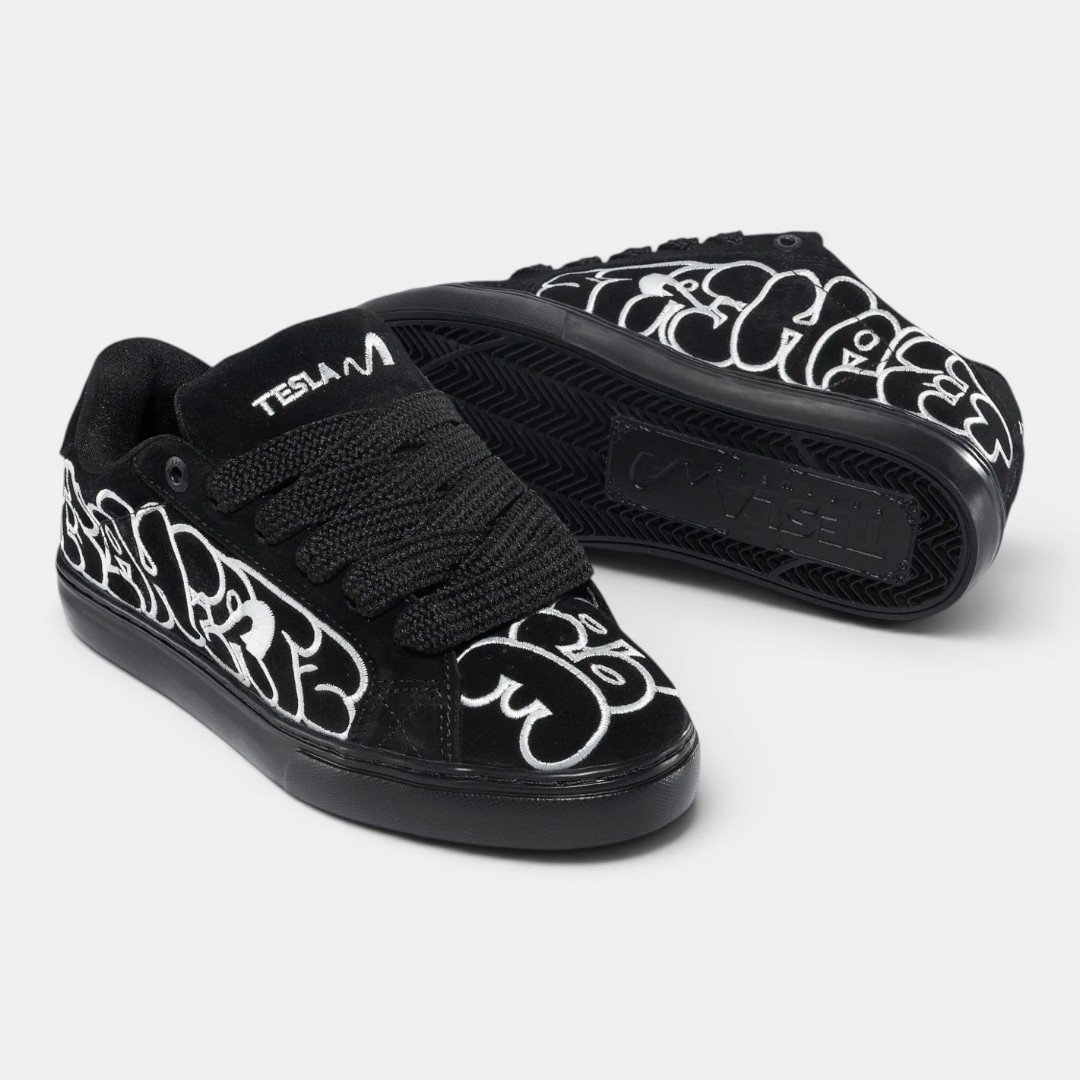 Tênis Tesla Hertz Black Art Preto 3