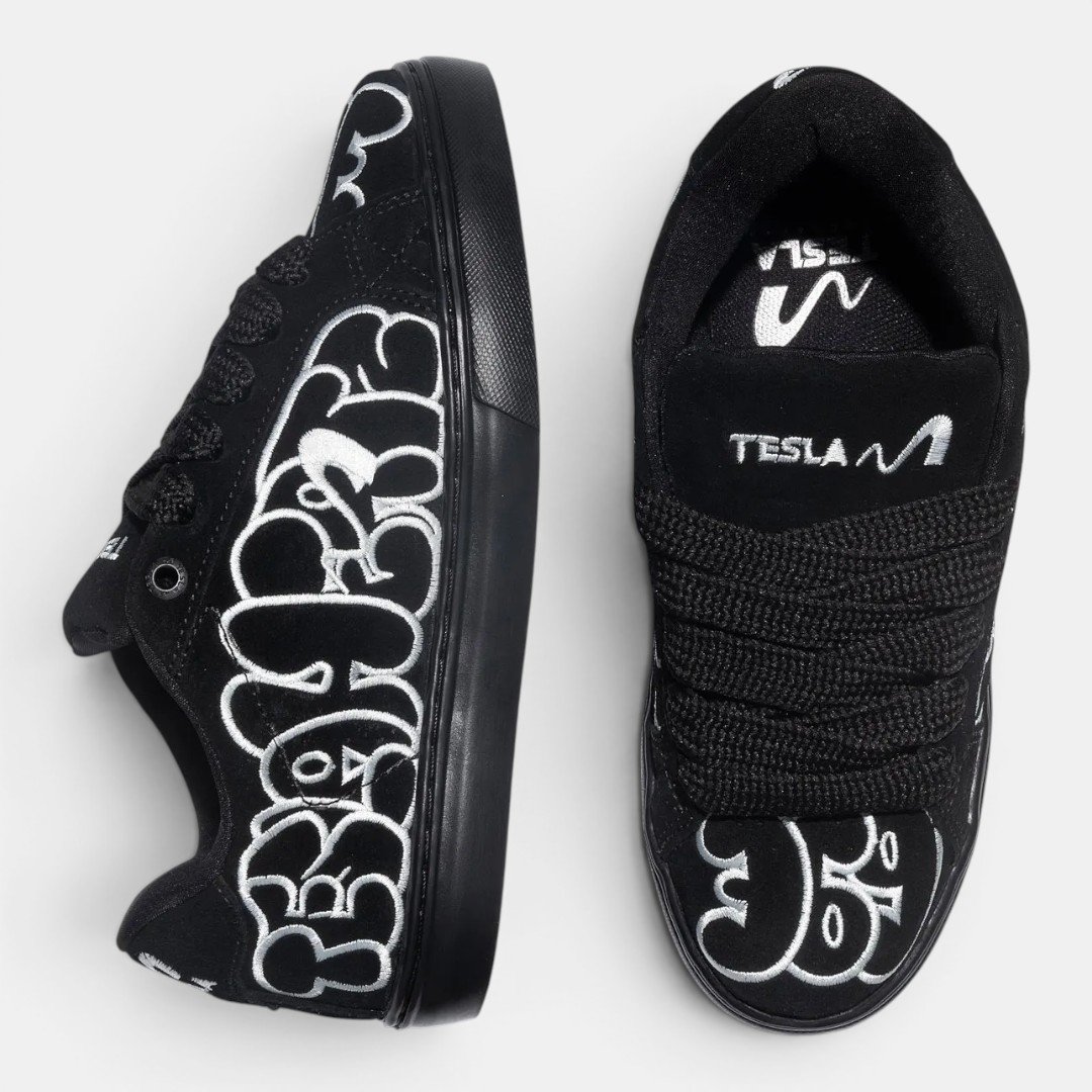 Tênis Tesla Hertz Black Art Preto 5