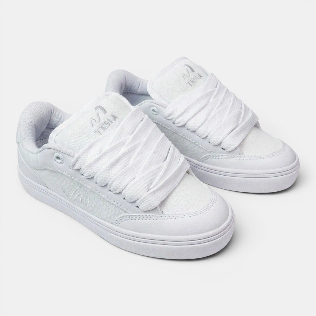 Tênis Tesla Flow XL All White Branco 2