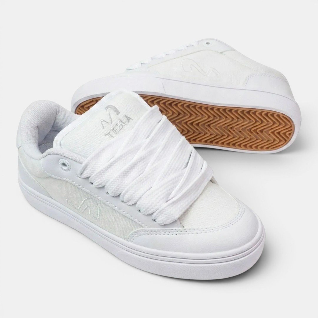 Tênis Tesla Flow XL All White Branco 3