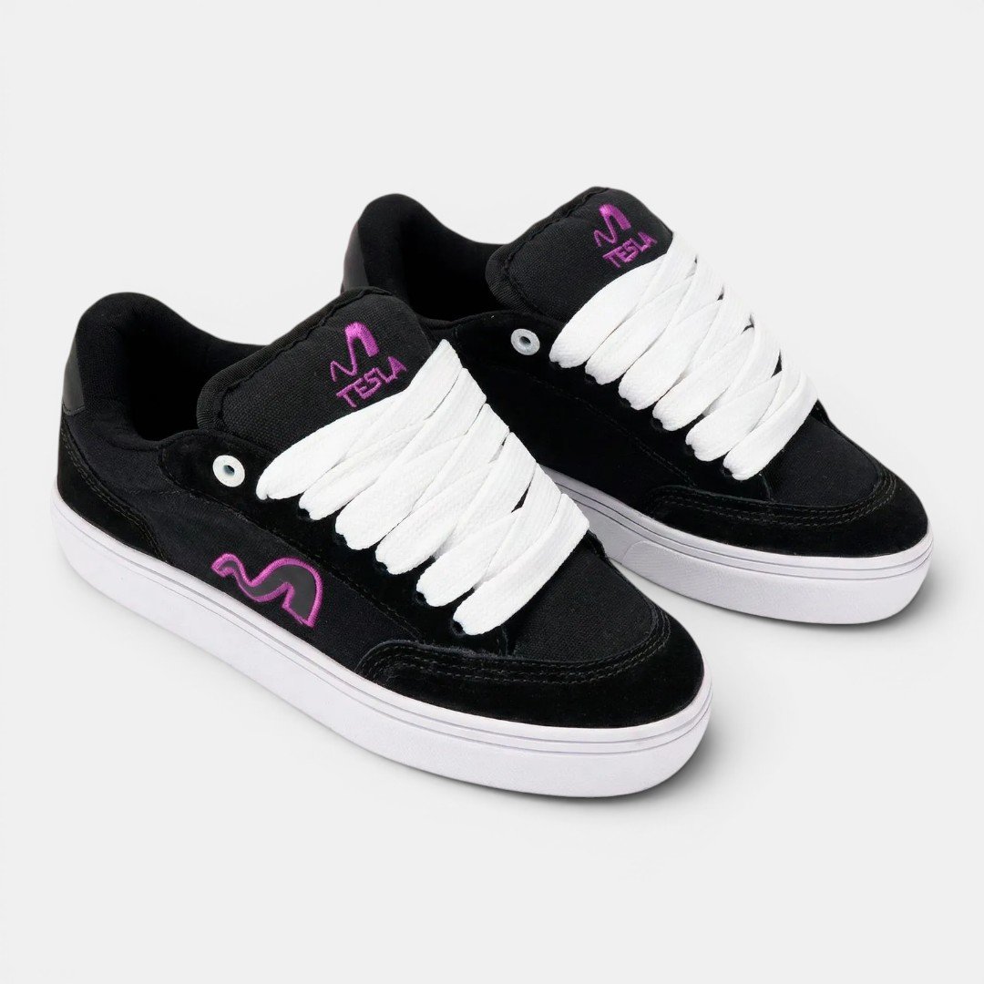Tênis Tesla Flow XL Black Purple Preto 2