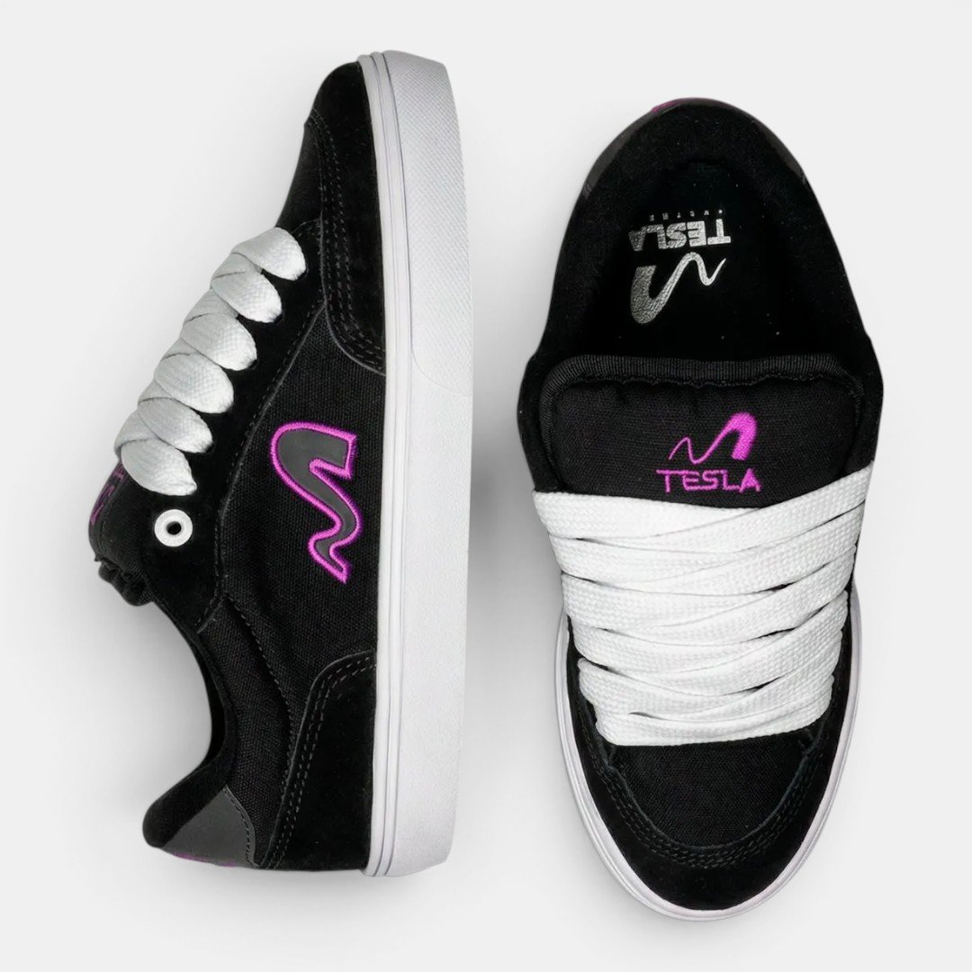 Tênis Tesla Flow XL Black Purple Preto 5