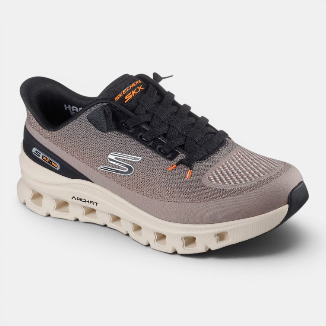 Tênis Skechers Arch Fit Glide-Step Pro Cinza Marrom 4