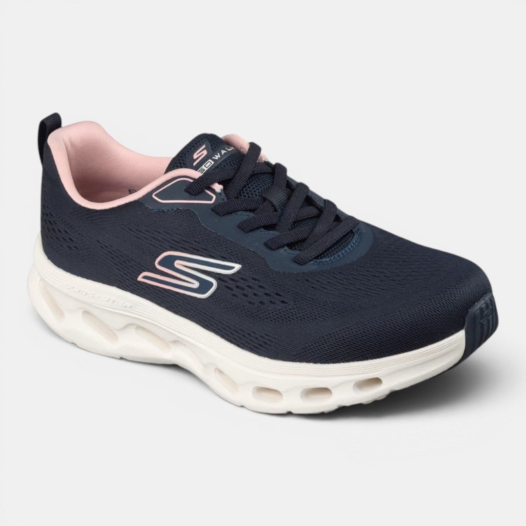 Tênis Skechers Go Walk Glide-Step 2.0 Kriste Marinho Azul 4
