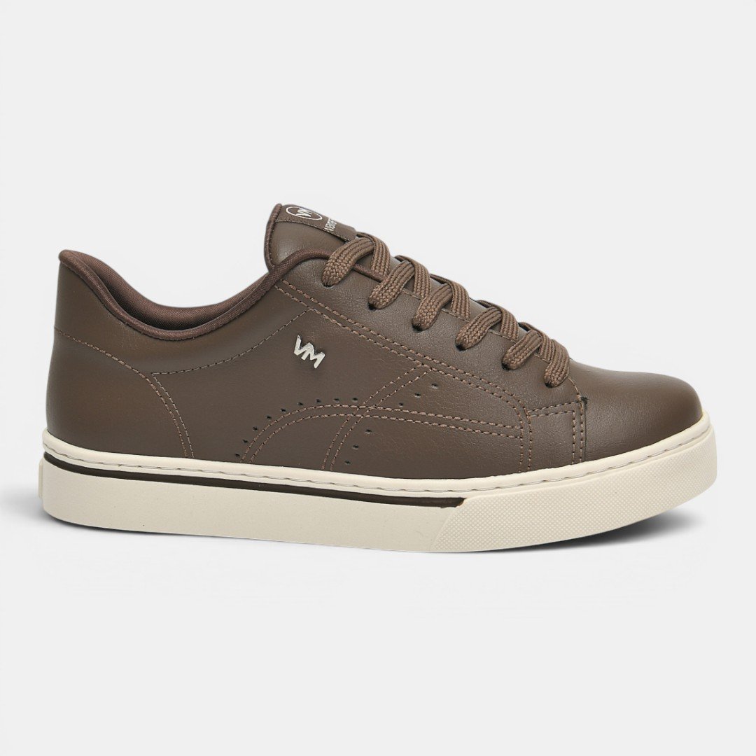 Tênis Via Marte Casual Feminino Marrom