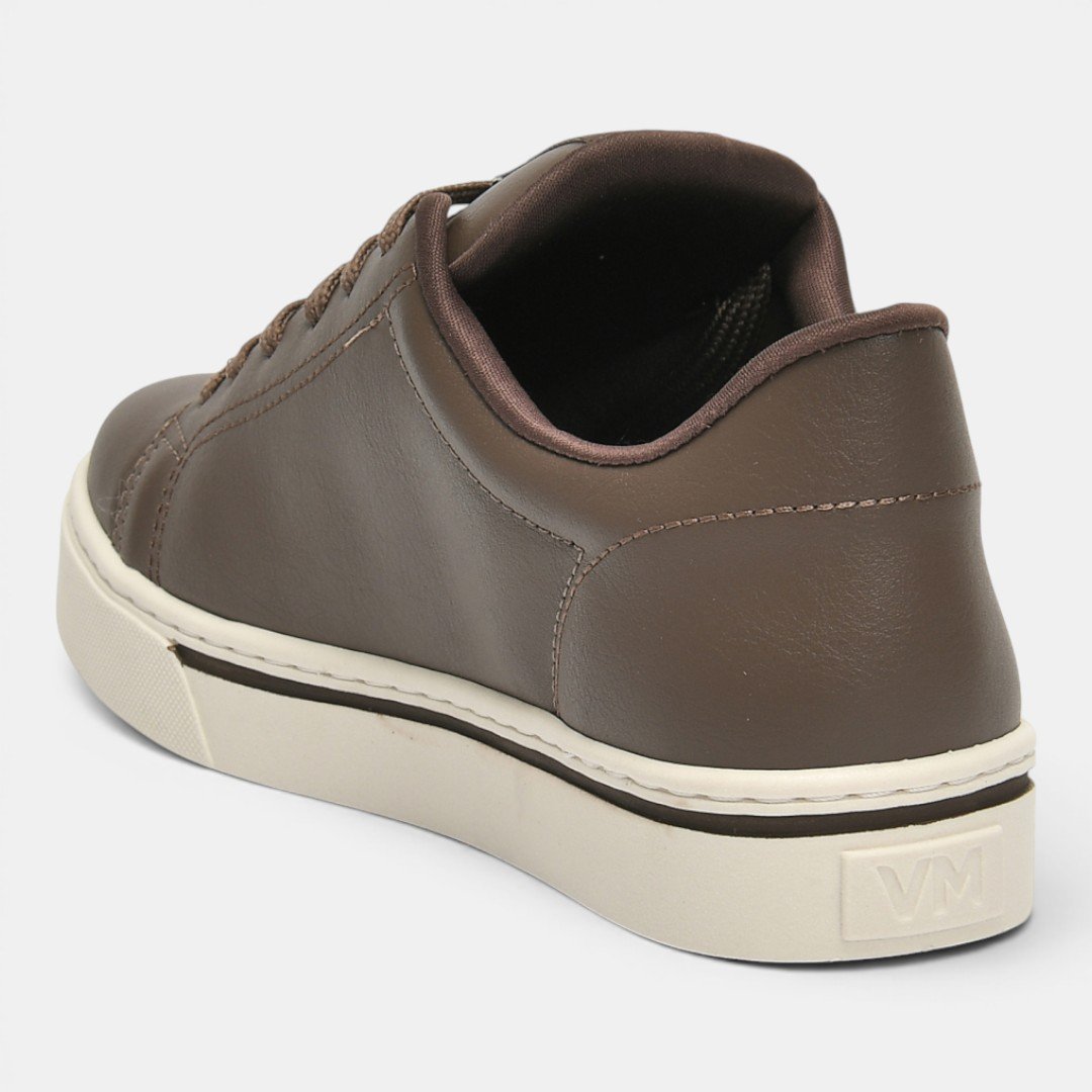 Tênis Via Marte Casual Feminino Marrom Bege 4