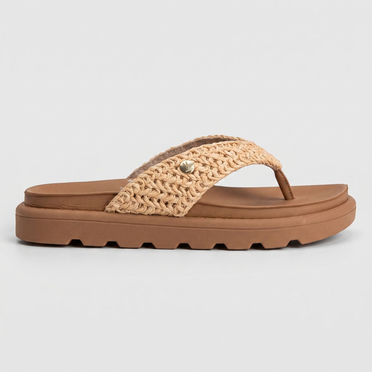 Tamanco Feminino Vizzano Crochê Natural
