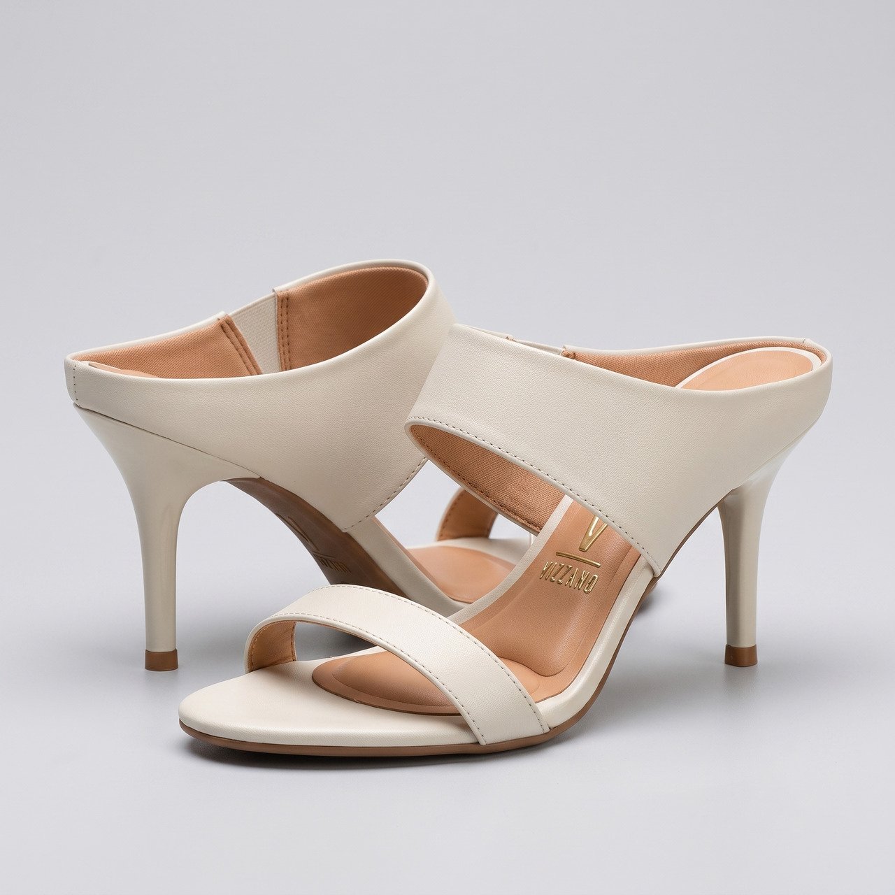 Tamanco Vizzano Salto Fino Off White Branco 3