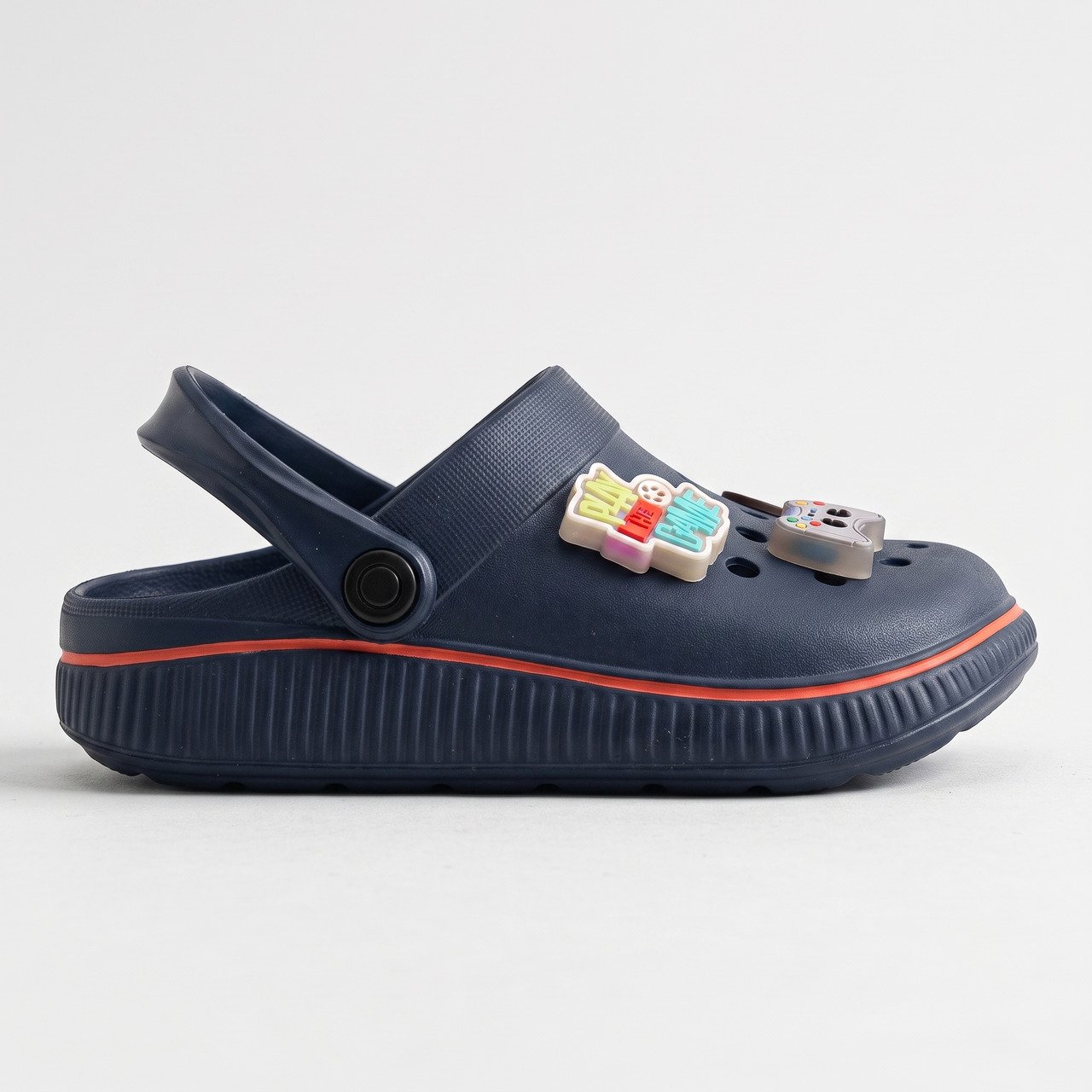 Babuche Infantil Molekinho Com Luz Azul Marinho