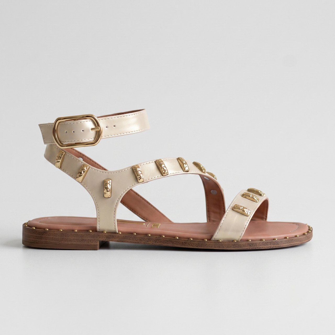 Rasteira Feminina Vizzano Off White