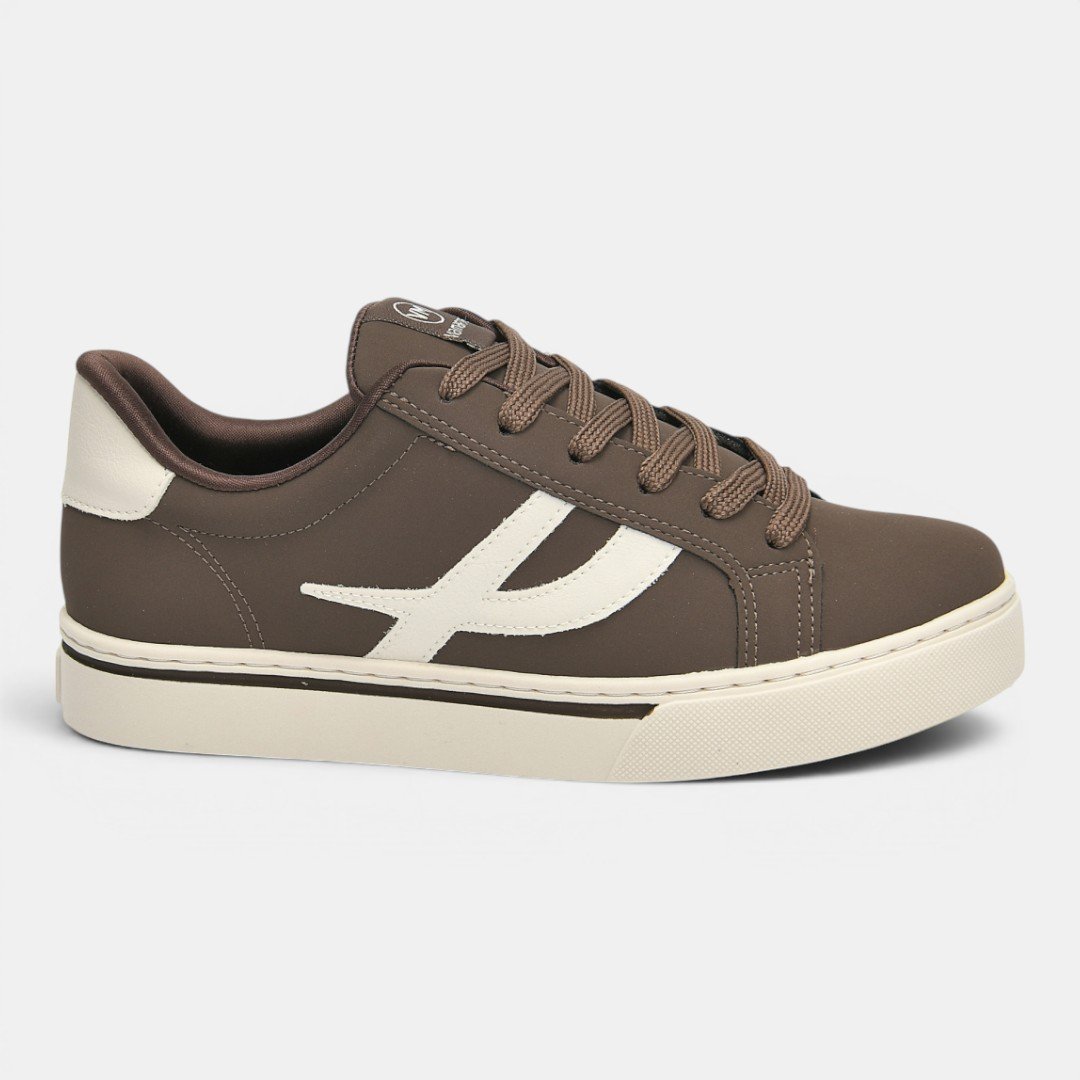 Tênis Via Marte Casual Feminino Marrom