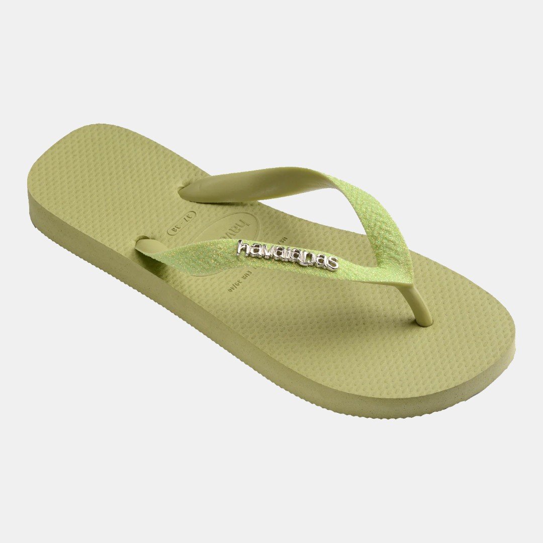 Chinelo Havaianas Top Glitter Verde Verde 2