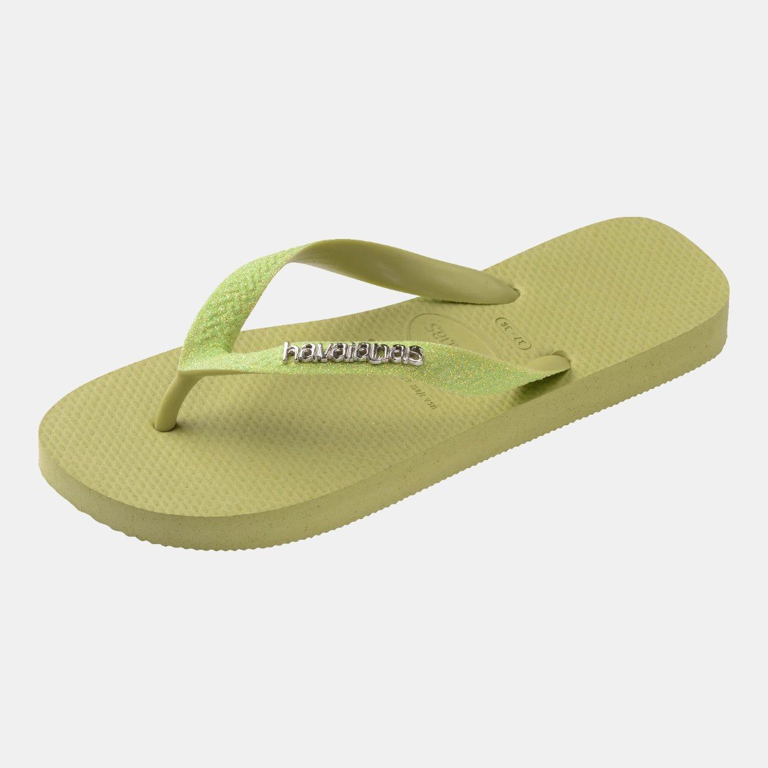 Chinelo Havaianas Top Glitter Verde Verde 6