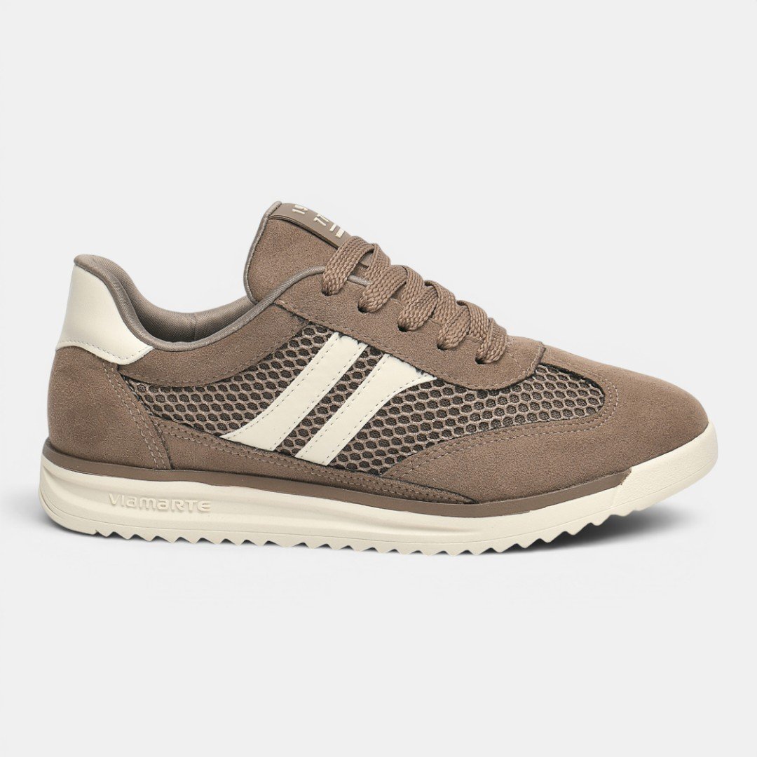 Tênis Via Marte Casual Feminino Bege
