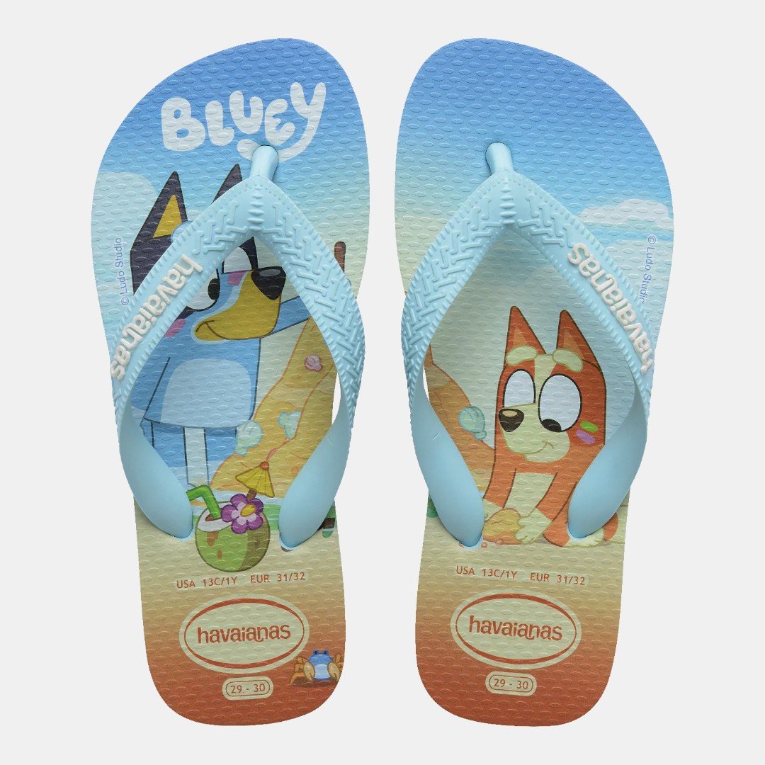 Chinelo Havaianas Infantil Bluey Azul