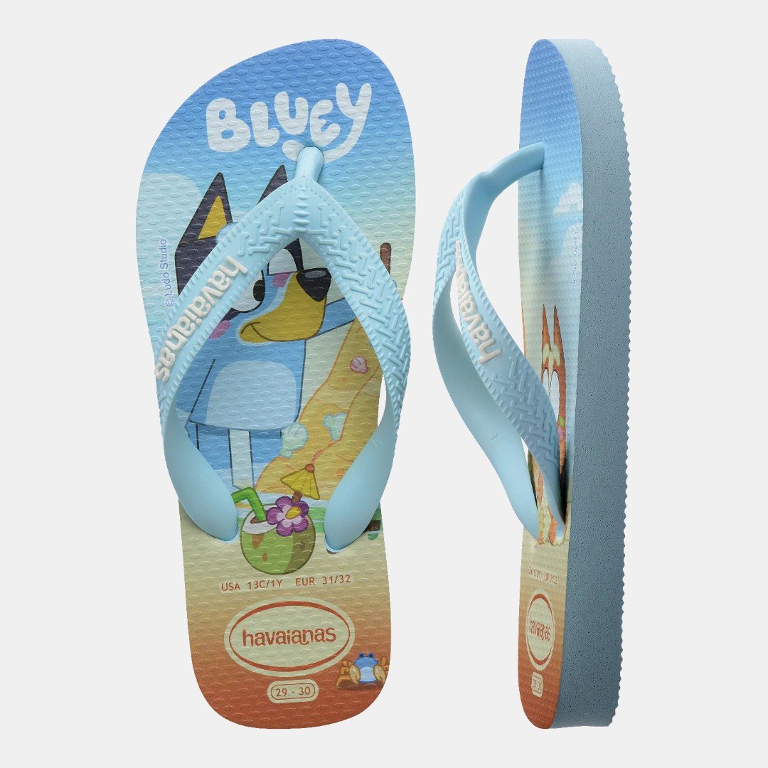 Chinelo Havaianas Infantil Bluey Azul Azul 5