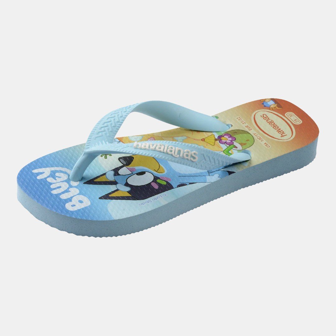 Chinelo Havaianas Infantil Bluey Azul Azul 6