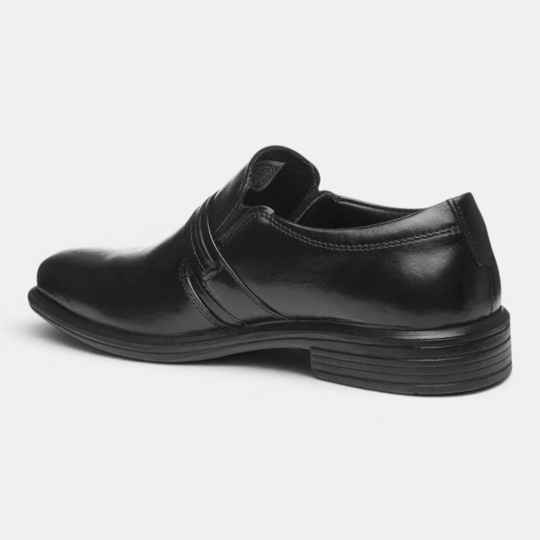 Sapato Social Pegada Masculino Em Couro Preto Preto 3