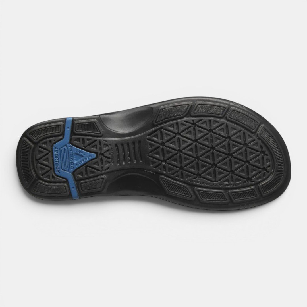 Chinelo Pegada Masculino Em Couro Marrom Marrom 3