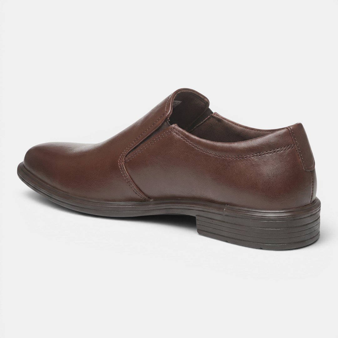 Sapato Social Pegada Masculino Em Couro Marrom Marrom 3