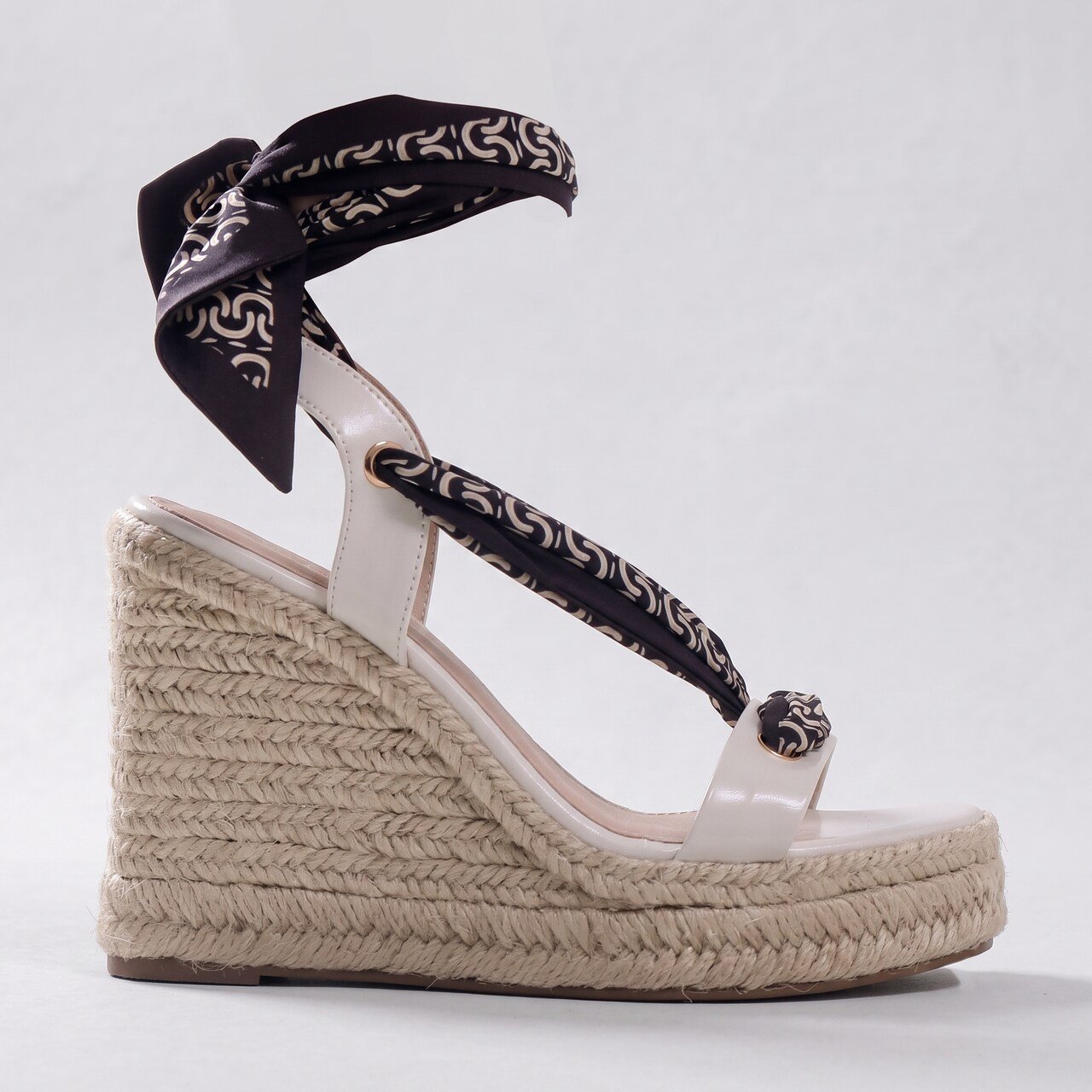 Sandália Anabela Rio Sul Off White