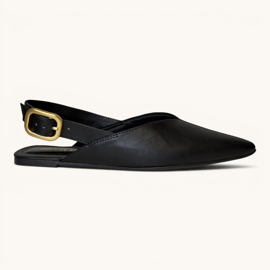 Sapatilha Slingback Rio Sul Preta