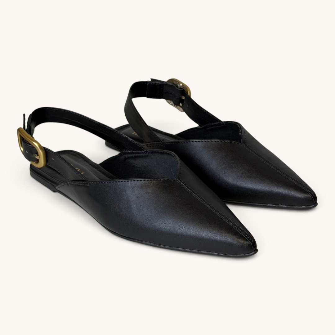 Sapatilha Slingback Rio Sul Preta Preto 3