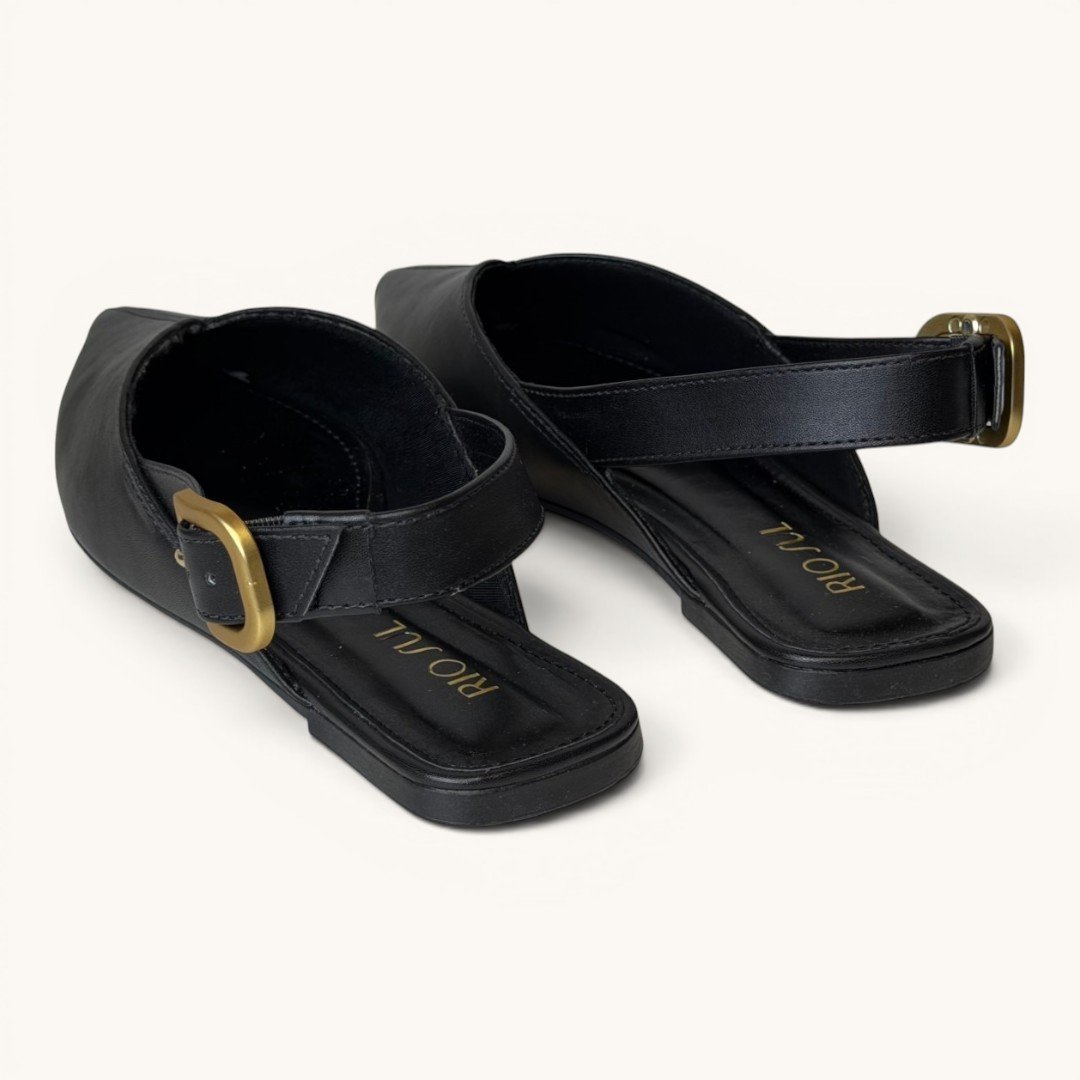 Sapatilha Slingback Rio Sul Preta Preto 5