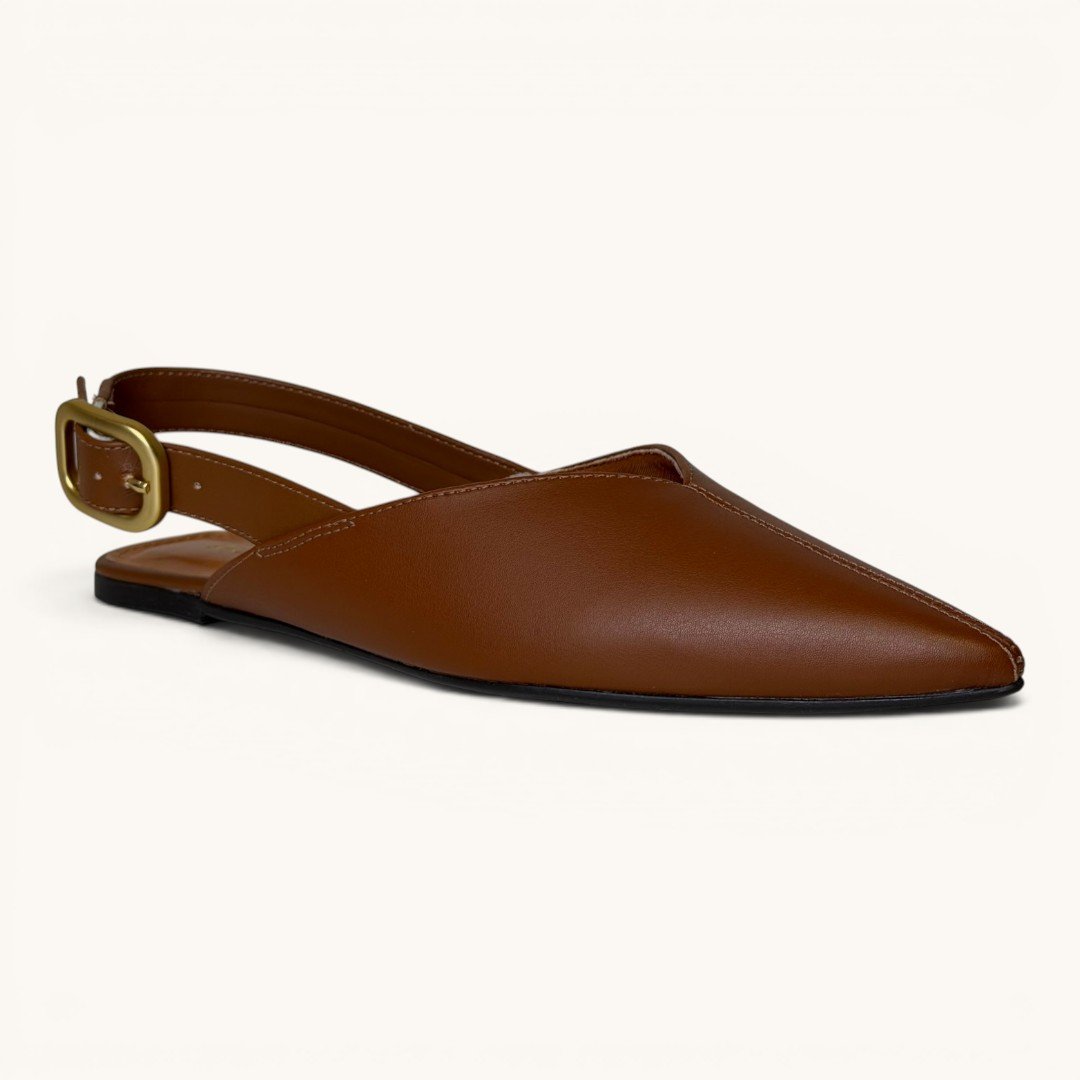 Sapatilha Slingback Rio Sul Marrom Marrom 2