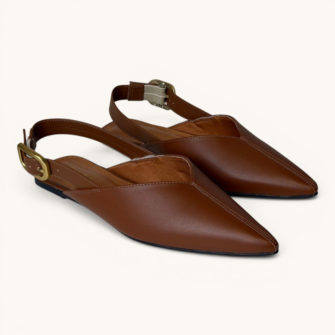 Sapatilha Slingback Rio Sul Marrom Marrom 3