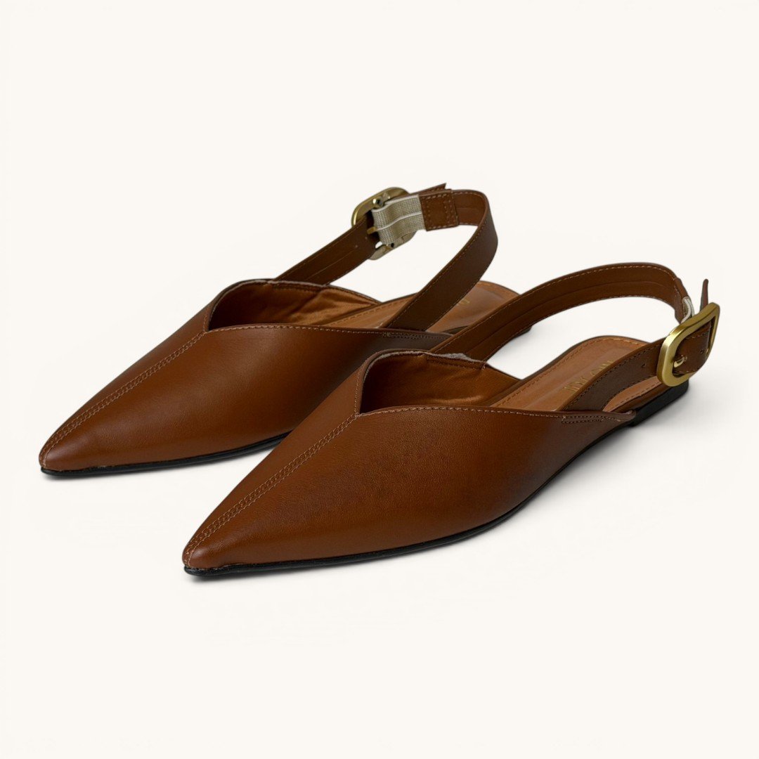 Sapatilha Slingback Rio Sul Marrom Marrom 4